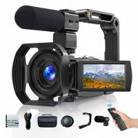 Cámara Filmadora 4K Gadnic Con Micrófono Y Estabilizador DISPONIBLE EN 68 DIAS