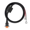 Cable De Carga Para Auto DJI Power 1800W 45A Largo 5 Metros Carga Desde Bateria Vehicular Con Fusible 60A