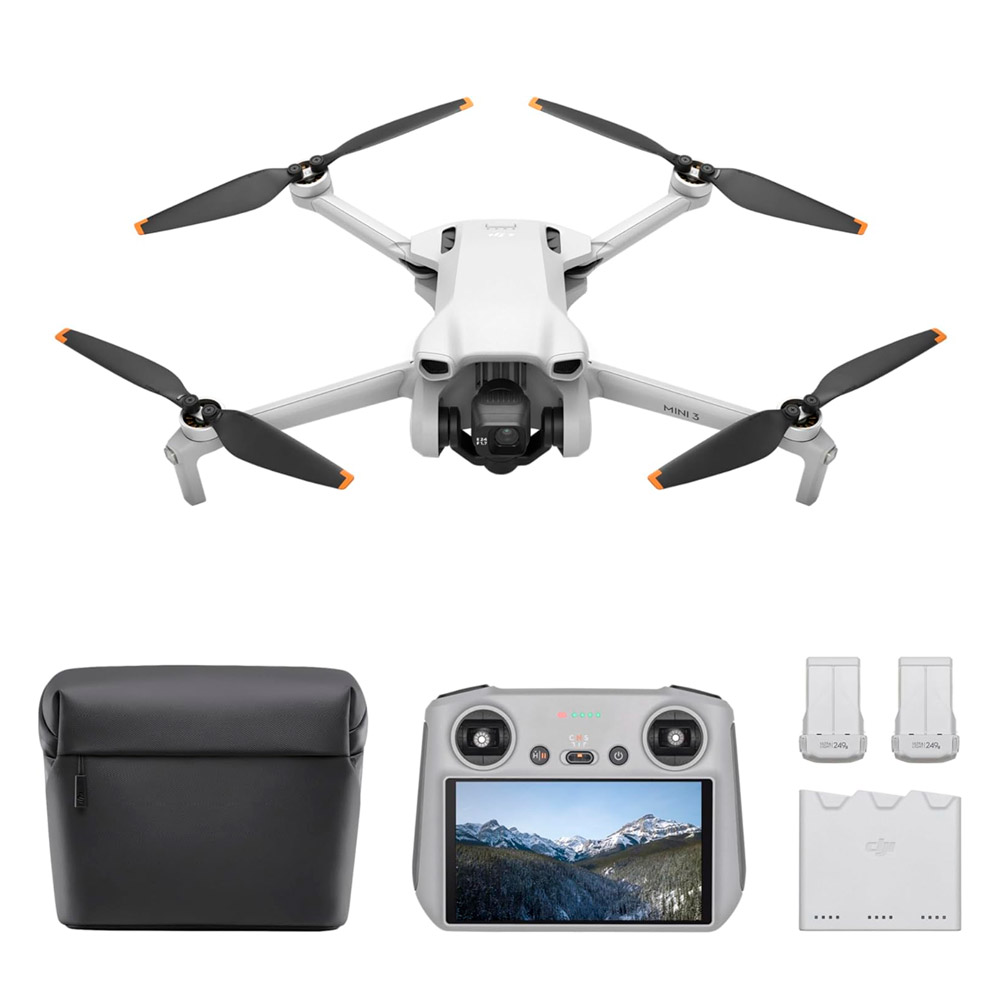 Drone DJI Mini 3 Combo Vuela Mas Control Remoto DJI RC