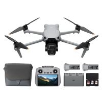 Drone DJI Air 3S Combo Vuela Mas (Control Remoto DJI RC 2) Gran Angular con CMOS 1 y Telecamara Media, 4K/60 fps Deteccion de Obstaculos Omnidireccional