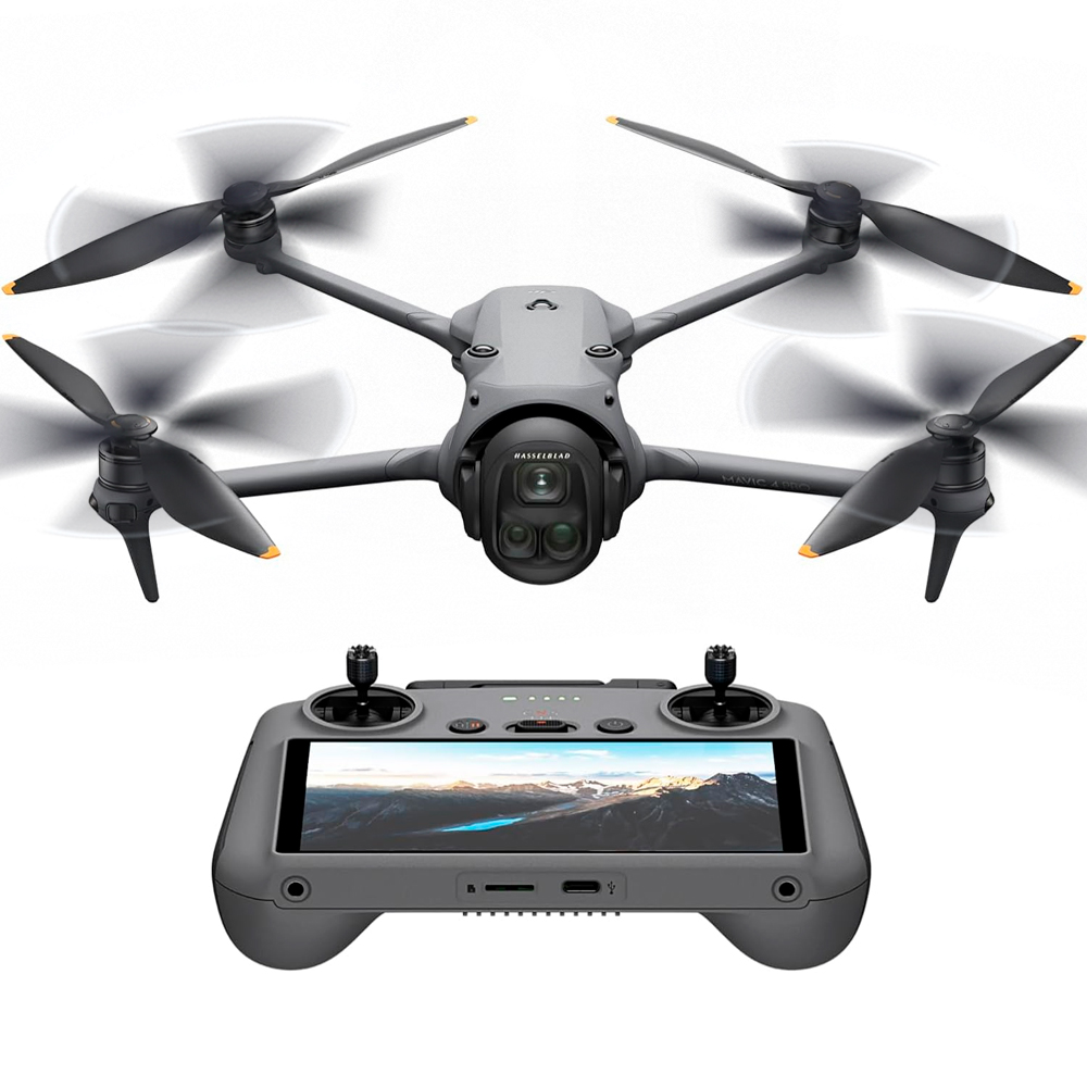 Drone DJI Mavic 4 Pro (Control Remoto DJI RC 2) Triple Cámara 100 MP, Tiempo De Vuelo 51 Min, Gimbal 360°