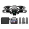 Drone DJI Avata 360 Combo Vuela Mas (Control Remoto DJI RC 2 + 3 Baterias de Vuelo Inteligente), Imagen 360° de 1, 8K para FPV y Filmacion Aerea, Protector de Helices, Tiempo de Vuelo Extendido
