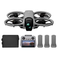 Drone DJI Avata 360 Combo Vuela Mas (Control Remoto DJI RC 2 + 3 Baterias de Vuelo Inteligente), Imagen 360° de 1, 8K para FPV y Filmacion Aerea, Protector de Helices, Tiempo de Vuelo Extendido