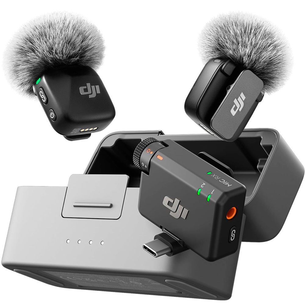 Microfono Inalambrico DJI Mic Mini 2 TX 1 RX Estuche De Carga