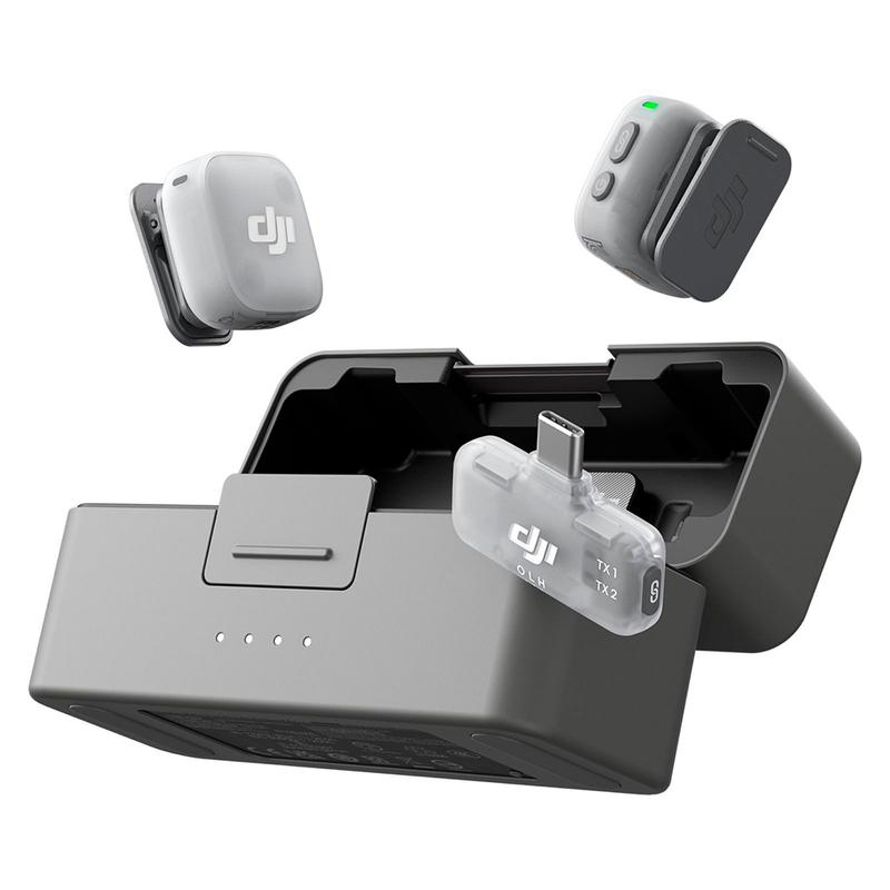 Micrófono Inalámbrico DJI Mic Mini 2 (2 TX + 1 Receptor para Celular USB-C + Estuche de Carga)
