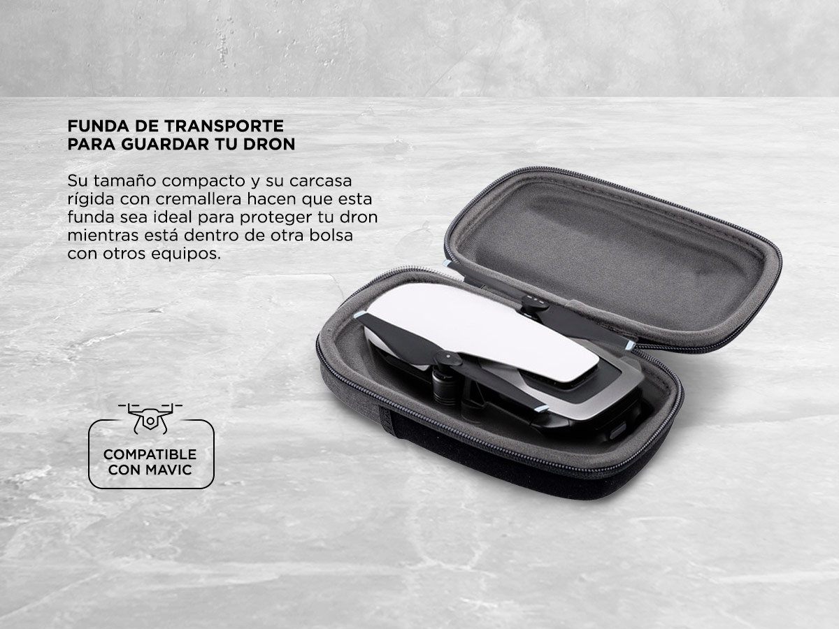 Estuche de Mano para Mavic Air DJI Gris Rígido - Imagen 3