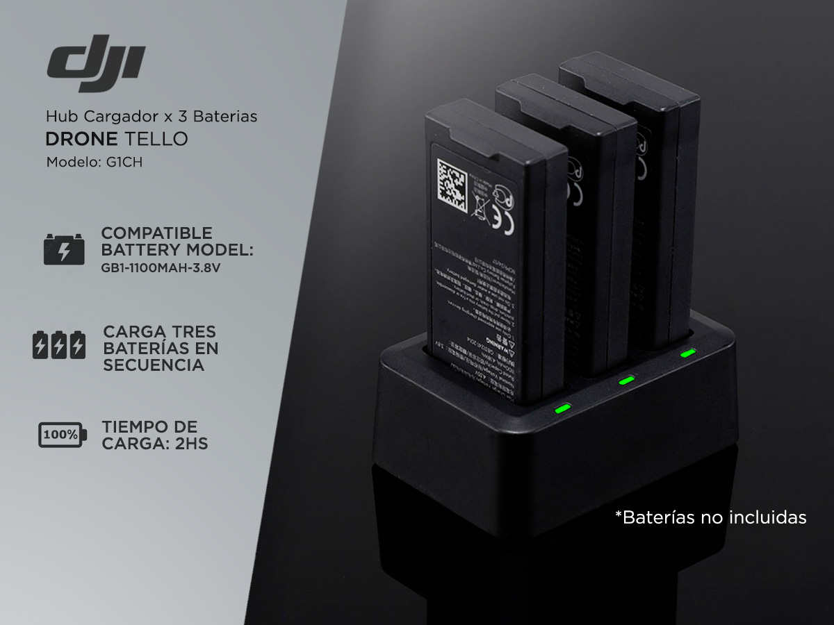 Hub Cargador de Baterías para Drone Tello - Imagen 2