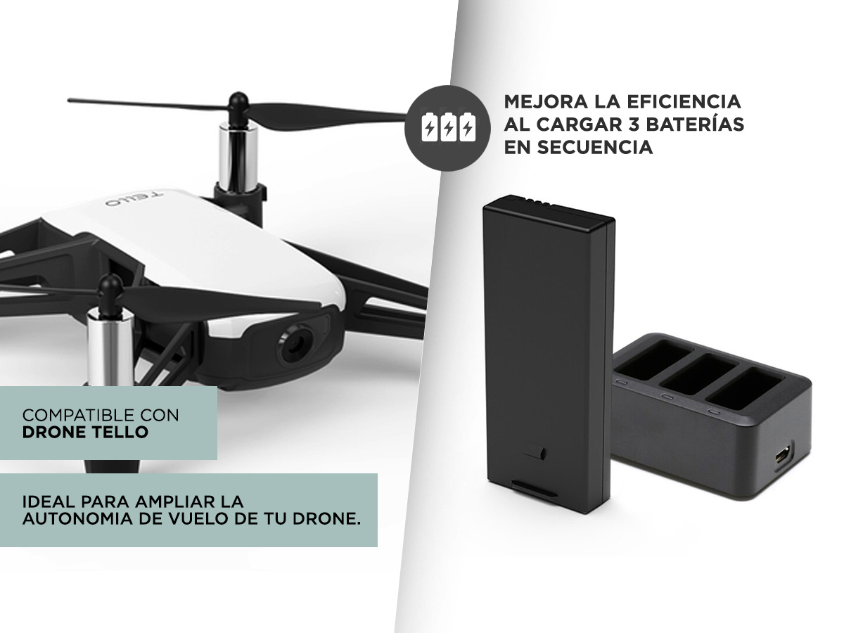 Hub Cargador de Baterías para Drone Tello - Imagen 3