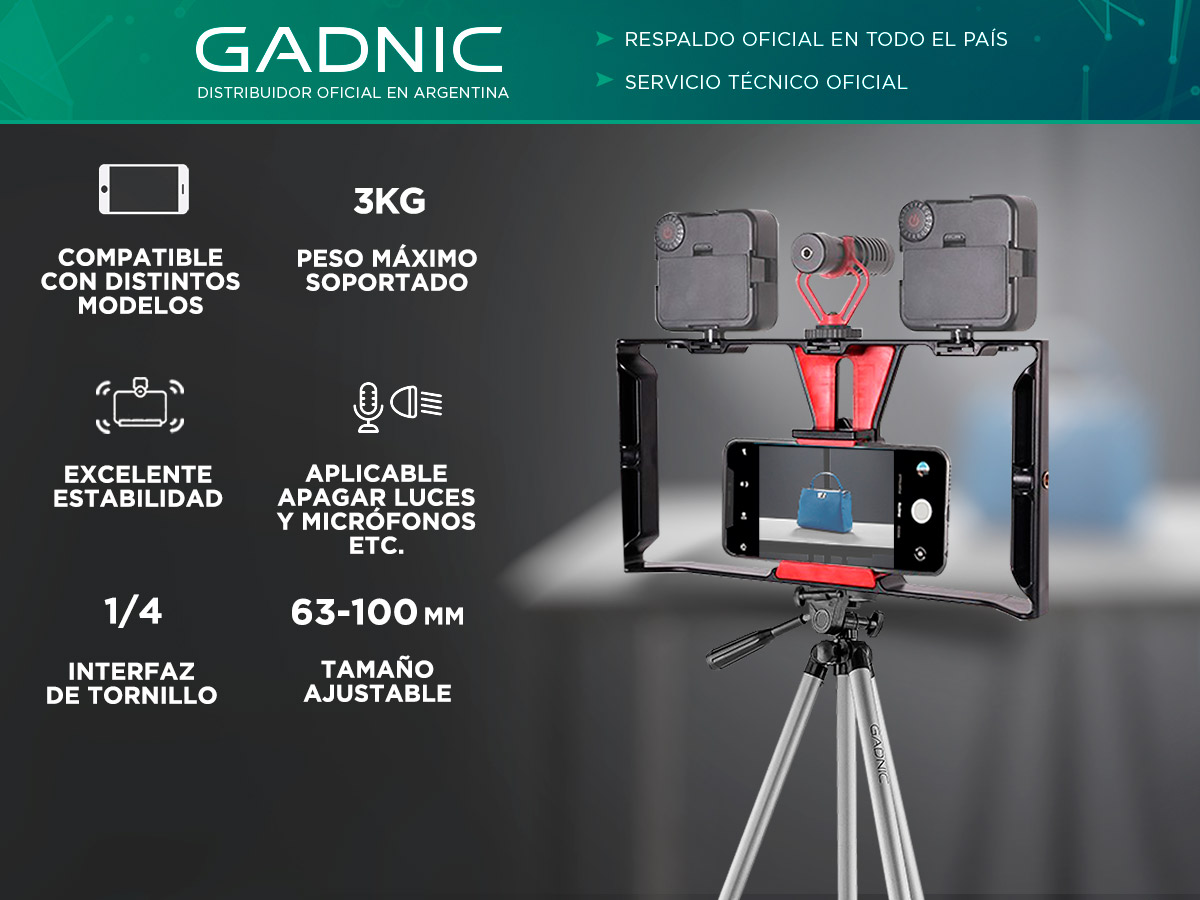 Estabilizador de Mano Gadnic Para Celulares - Imagen 2