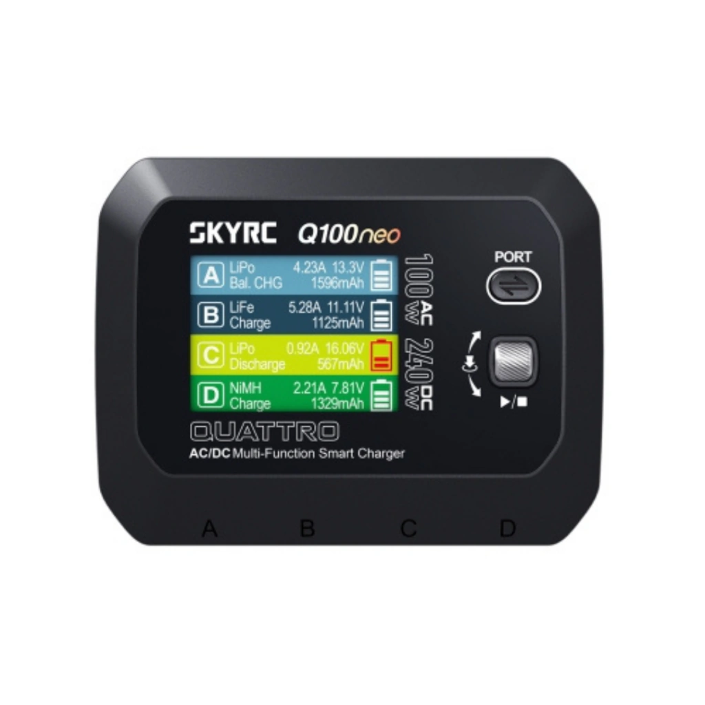 Cargador SKYRC Q100Neo de 1 a 4 celdas para Drones FPV - Imagen 3