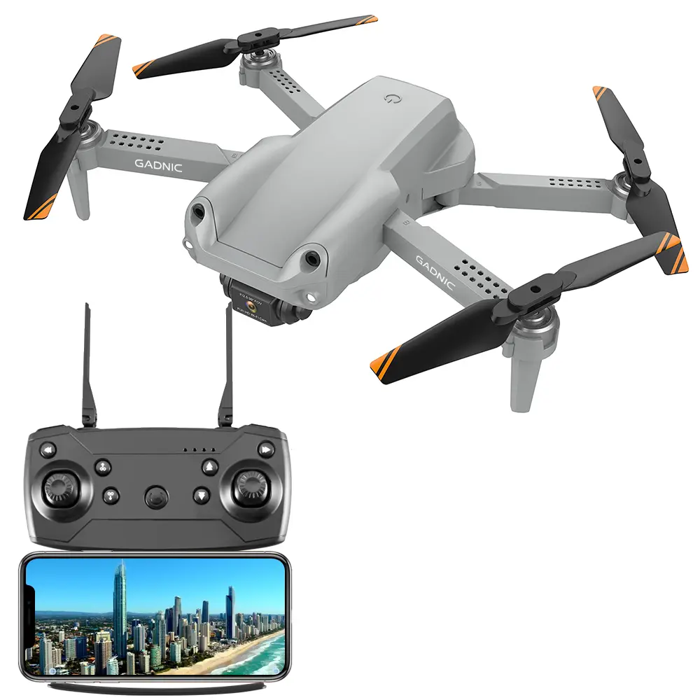 Drone DRG7022 con cámara 4K HD FPV doble cámara de evitación de obstáculos  2 baterías