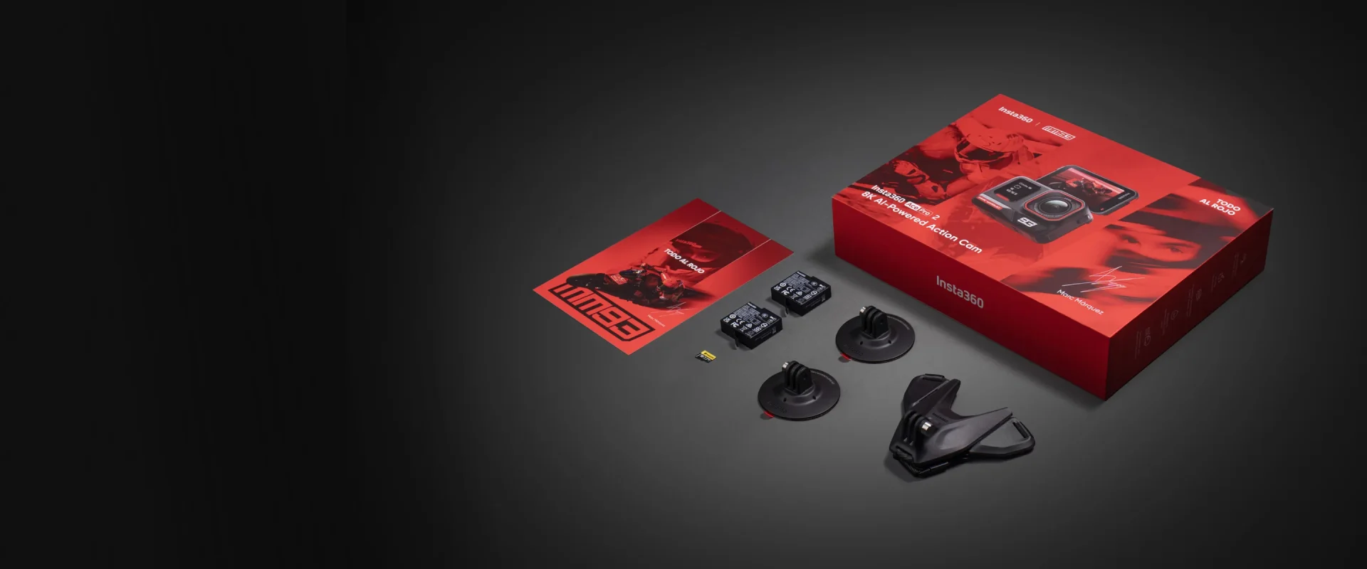 Insta360 Ace Pro 2 Edición Marc Márquez Motorcycle Bundle MM93 - Imagen 2
