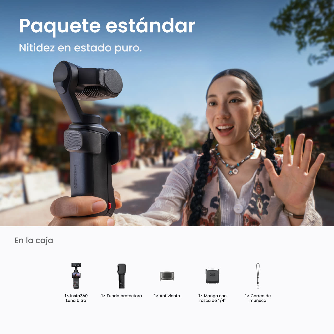 Insta360 Luna Ultra - Creator Bundle - Midnight Black - Imagen 3