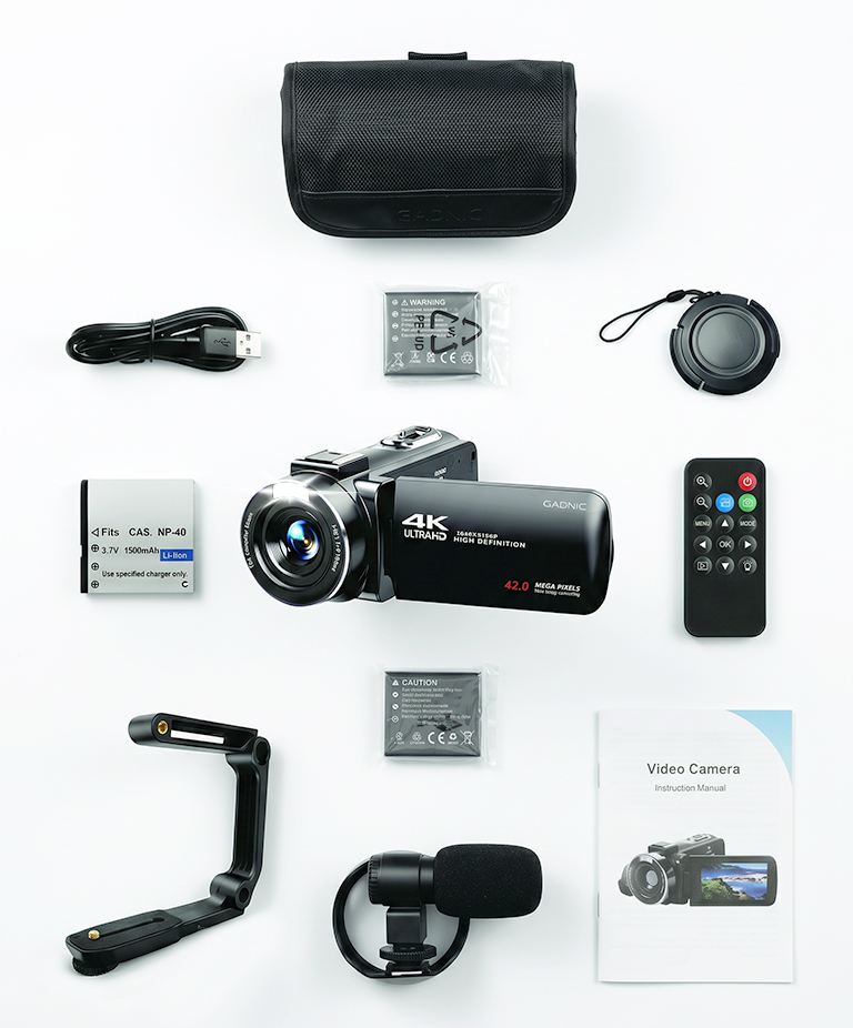 Cámara Filmadora 4K Gadnic Con Micrófono Y Estabilizador DISPONIBLE EN 68 DIAS - Imagen 7