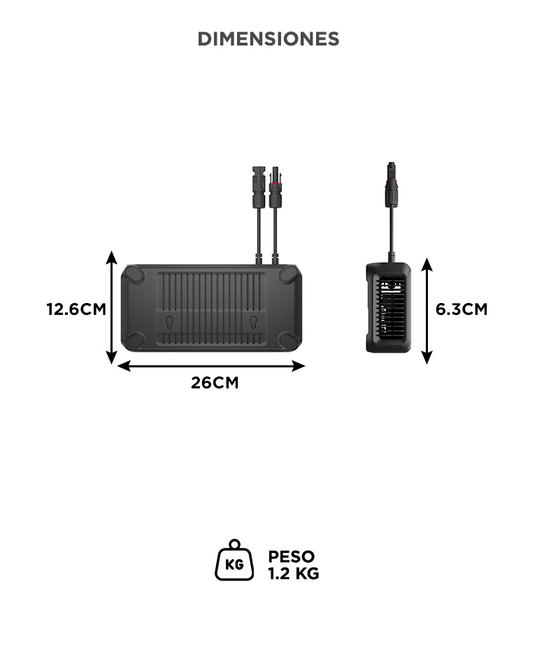 Cargador Super Rapido Para Vehiculos Solar DJI Power 1800W - Imagen 5