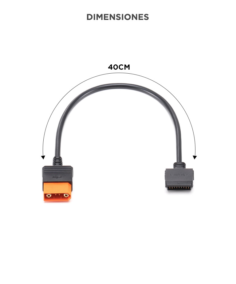 Cable De Carga Rapida DJI Power SDC A Air Serie 3 125W Compatible DJI Air 3 Air 3S DJI Power 500 1000 2000 - Imagen 4