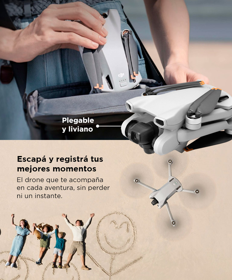 Drone DJI Mini 3 Combo Vuela Mas Control Remoto DJI RC - Imagen 3
