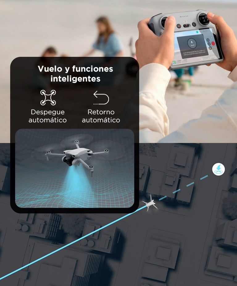 Drone DJI Mini 3 Combo Vuela Mas Control Remoto DJI RC - Imagen 4