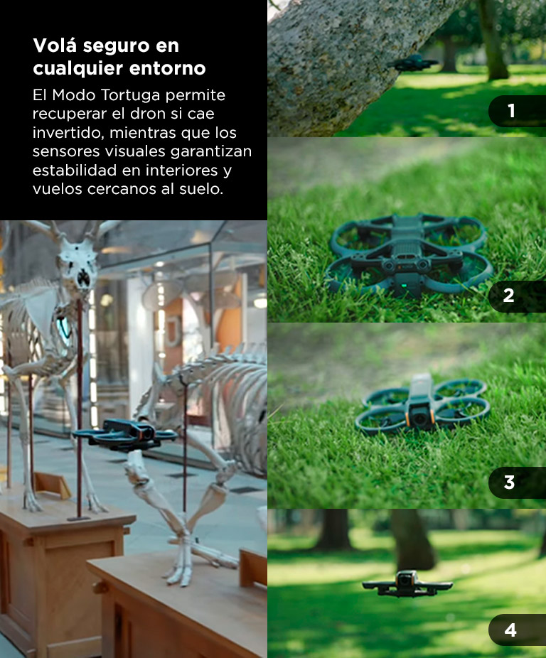 Drone DJI Avata 2 Combo Vuela Mas DJI Goggles 3 DJI RC Motion 3 GPS Galileo BeiDou Altitud 5000 Metros - Imagen 5
