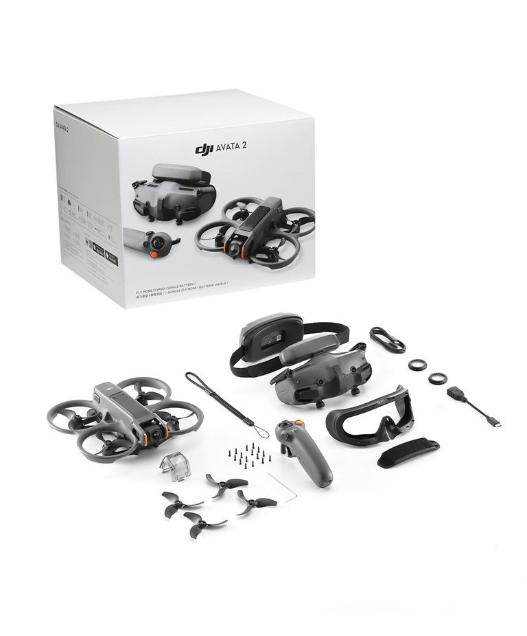 Drone DJI Avata 2 Combo Vuela Mas DJI Goggles 3 DJI RC Motion 3 GPS Galileo BeiDou Altitud 5000 Metros - Imagen 7