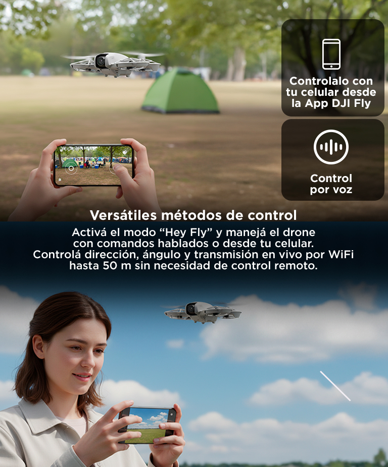 Drone DJI Neo 4K Sensor 1.2 Pulgada GPS Estabilizacion Eje Unico 18 Min Vuelo 7km Transmision O4 - Imagen 3