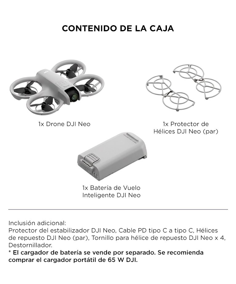 Drone DJI Neo 4K Sensor 1.2 Pulgada GPS Estabilizacion Eje Unico 18 Min Vuelo 7km Transmision O4 - Imagen 7