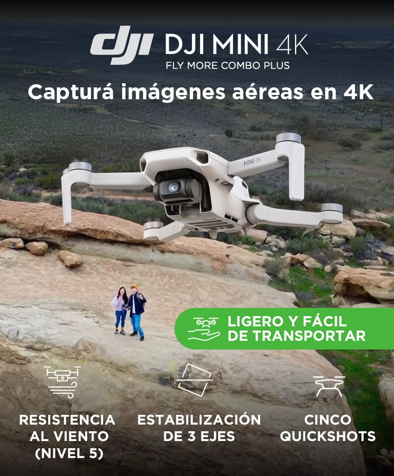 Drone DJI Mini 4K Combo Vuela Mas Control Remoto DJI RC-N1C - Imagen 2