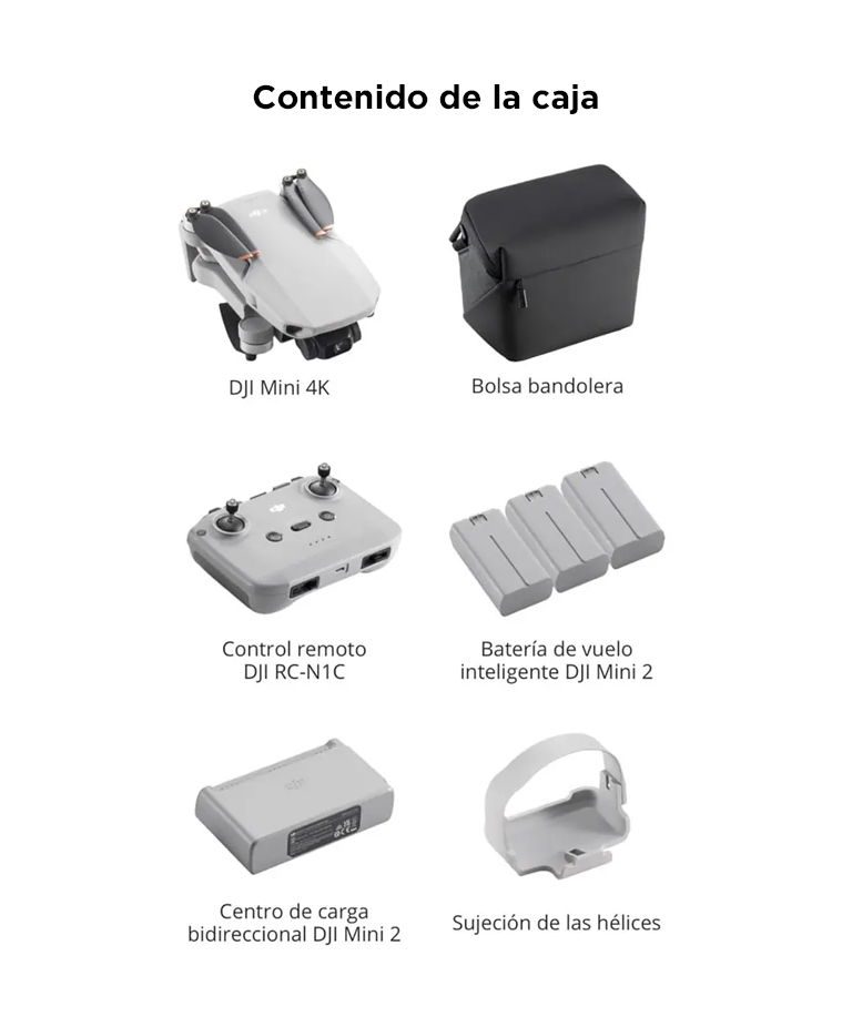 Drone DJI Mini 4K Combo Vuela Mas Control Remoto DJI RC-N1C - Imagen 7