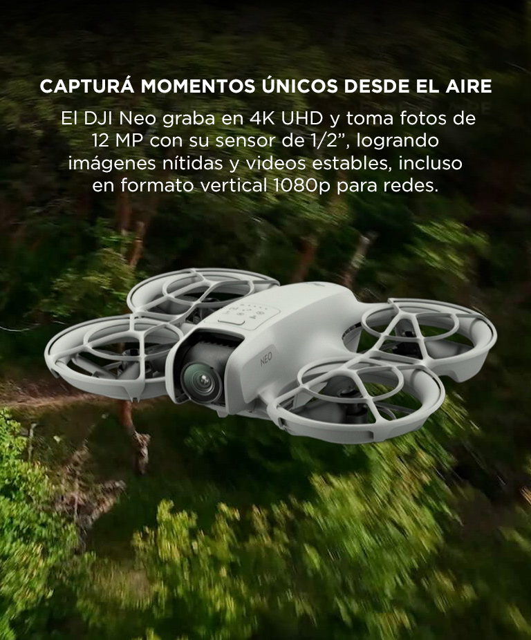 Drone DJI Neo Motion Combo Vuela Mas DJI RC Motion 3 DJI Goggles N3 - Imagen 5