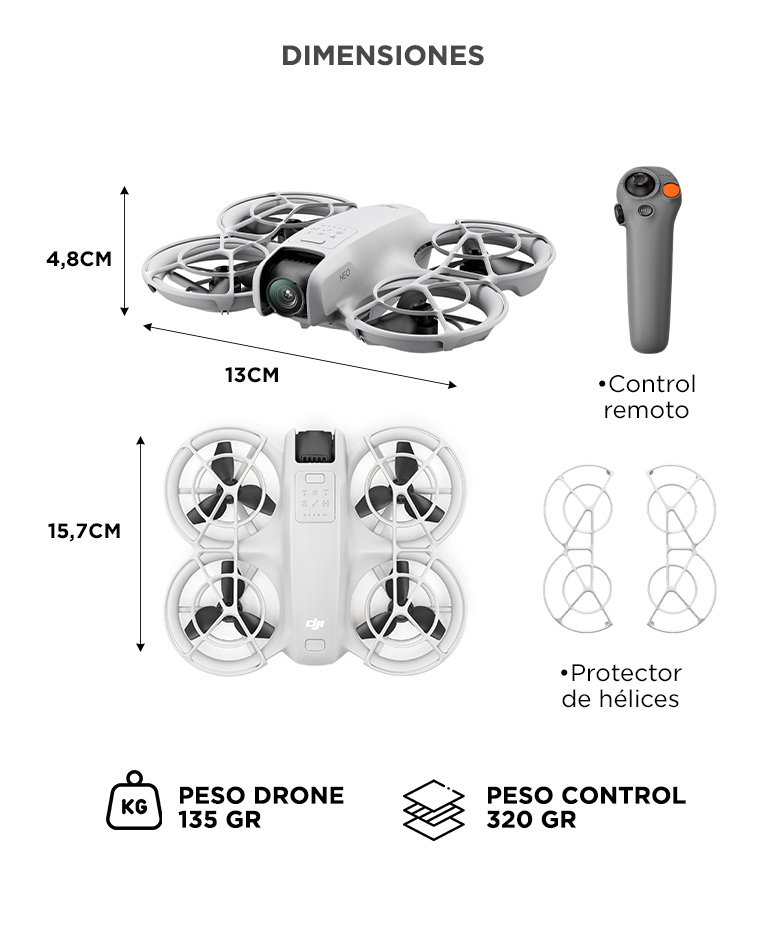 Drone DJI Neo Motion Combo Vuela Mas DJI RC Motion 3 DJI Goggles N3 - Imagen 6