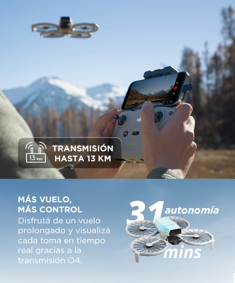 Drone DJI Flip Control Remoto DJI RC-N3 - Imagen 4