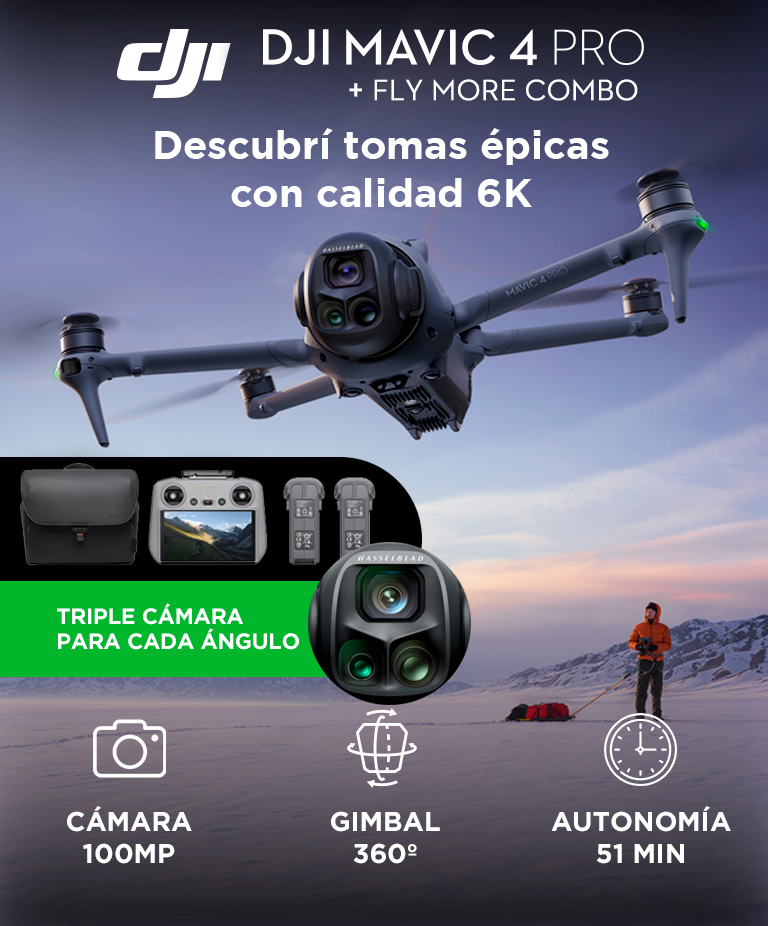 Drone DJI Mavic 4 Pro Combo Vuela Más Control Remoto DJI RC 2 - Imagen 2