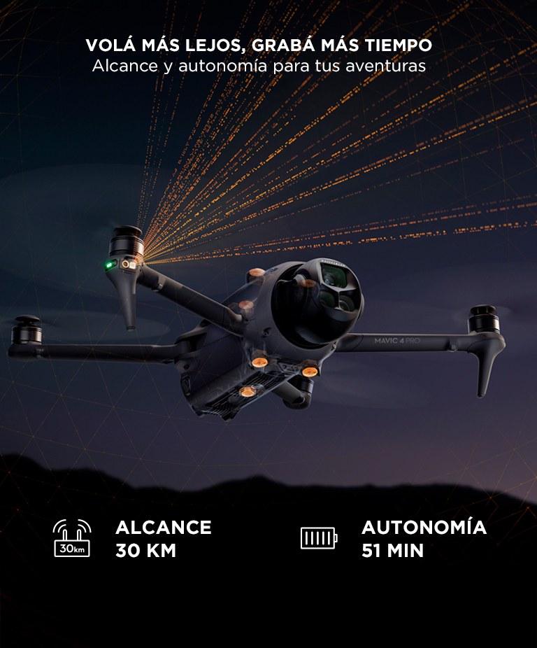 Drone DJI Mavic 4 Pro Combo Vuela Más Control Remoto DJI RC 2 - Imagen 4