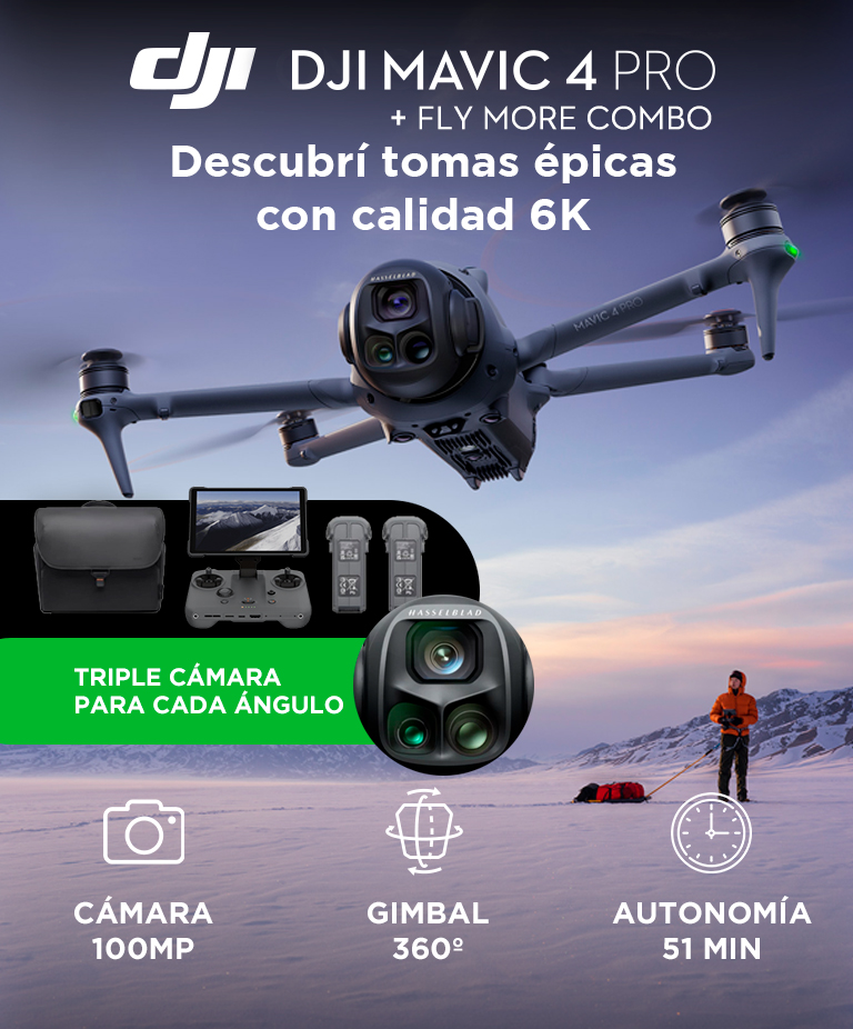 DroneDJI Mavic 4 Pro Combo Para Creadores Control Remoto DJI RC Pro 2 - Imagen 2