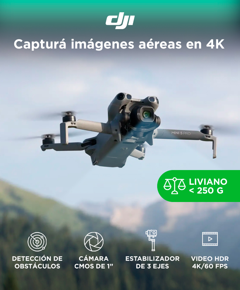 Drone DJI Mini 5 Pro Control Remoto RC-N3 - Imagen 2
