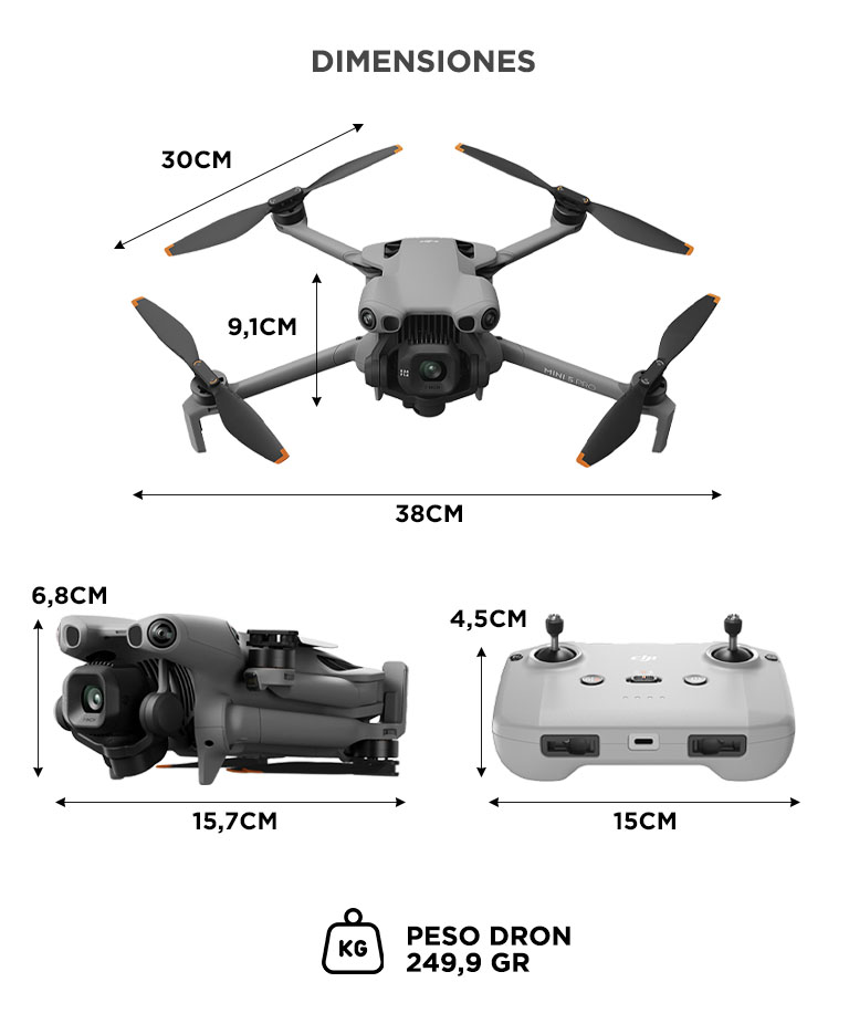 Drone DJI Mini 5 Pro Control Remoto RC-N3 - Imagen 6