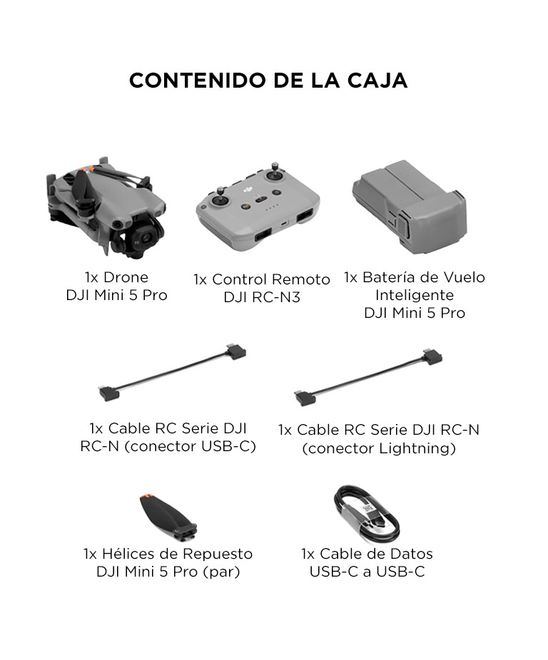 Drone DJI Mini 5 Pro Control Remoto RC-N3 - Imagen 7