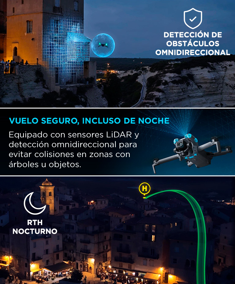 Drone DJI Mini 5 Pro Combo Vuela Mas Control Remoto RC-N3, Camara 50 MP, Video 4K, Sensor CMOS De 1”, Estabilizacion De 3 Ejes - Imagen 5