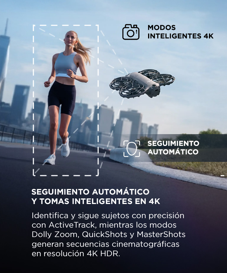 Drone DJI Neo 2 Combo Goggles N3 Motion 3 Sensor CMOS 1.2 Pulgadas 49 GB GPS Galileo BeiDou 7 km Vuelo 19 Min 160 g - Imagen 4