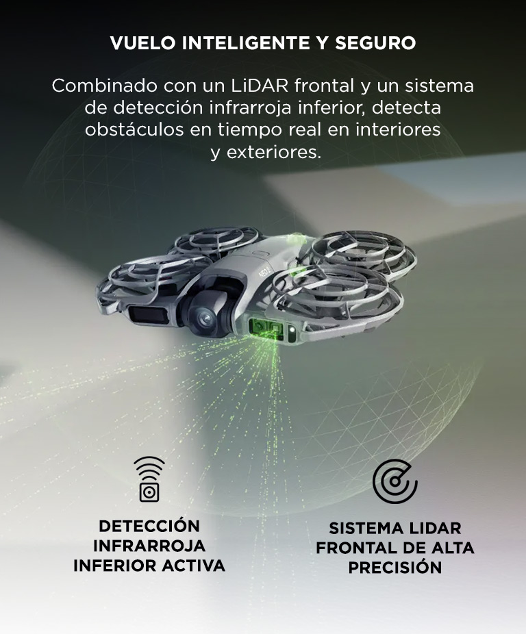 Drone DJI Neo 2 Combo Goggles N3 Motion 3 Sensor CMOS 1.2 Pulgadas 49 GB GPS Galileo BeiDou 7 km Vuelo 19 Min 160 g - Imagen 5