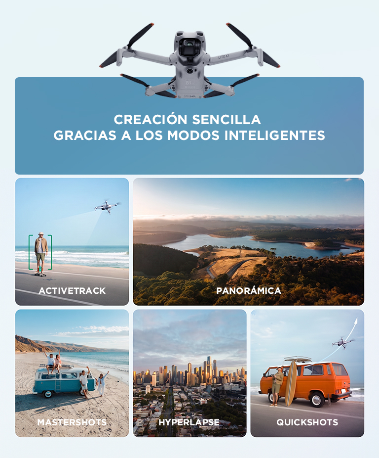 Drone DJI Lito X1 Combo Vuela Mas (Control Remoto DJI RC-N3) - Imagen 4