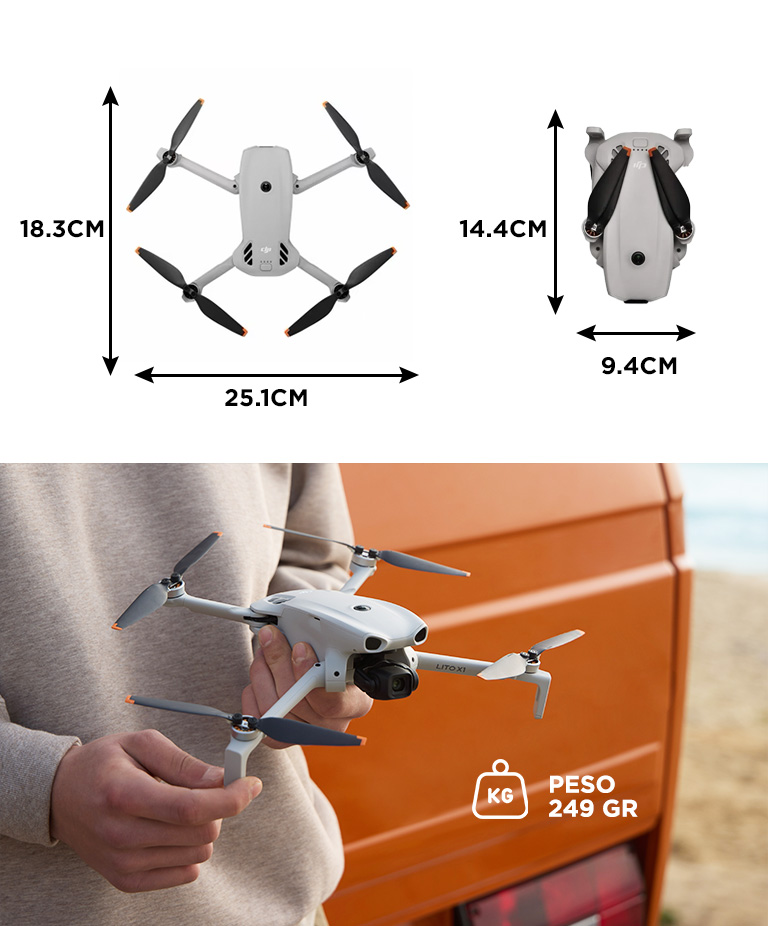 Drone DJI Lito X1 (Control Remoto DJI RC-N3) - Imagen 6