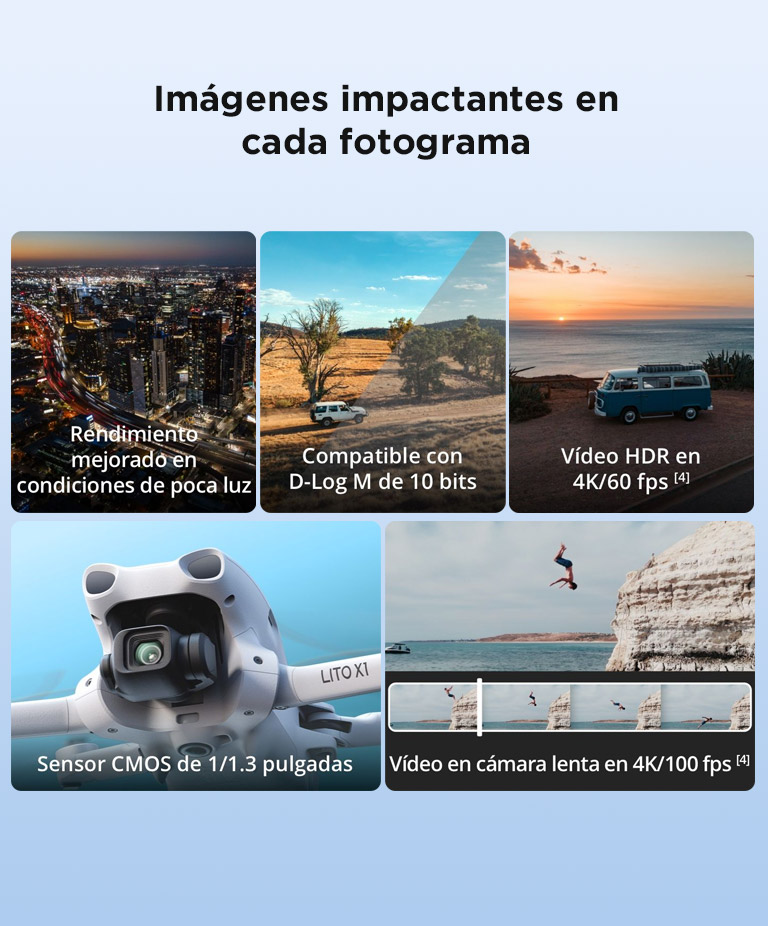 Drone DJI Lito X1 Combo Vuela Mas Plus Control Remoto DJI RC 2 - Imagen 5