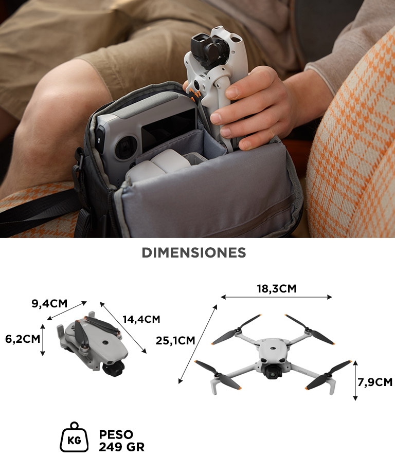 Drone DJI Lito X1 Combo Vuela Mas Plus Control Remoto DJI RC 2 - Imagen 6