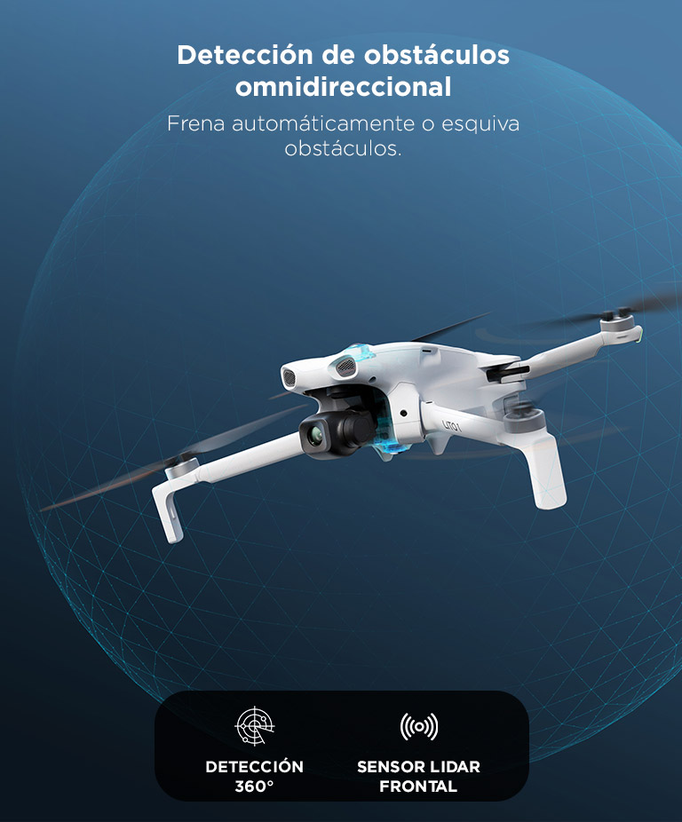 Drone DJI Lito 1 (Control Remoto DJI RC-N3), Camara 4K, Deteccion de Obstaculos, ActiveTrack, Video 4K e Imagenes 8K, Ligero y Plegable, Transmision de Video 15 km - Imagen 3