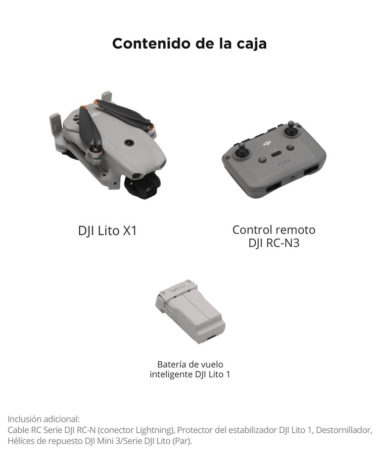 Drone DJI Lito 1 (Control Remoto DJI RC-N3), Camara 4K, Deteccion de Obstaculos, ActiveTrack, Video 4K e Imagenes 8K, Ligero y Plegable, Transmision de Video 15 km - Imagen 7