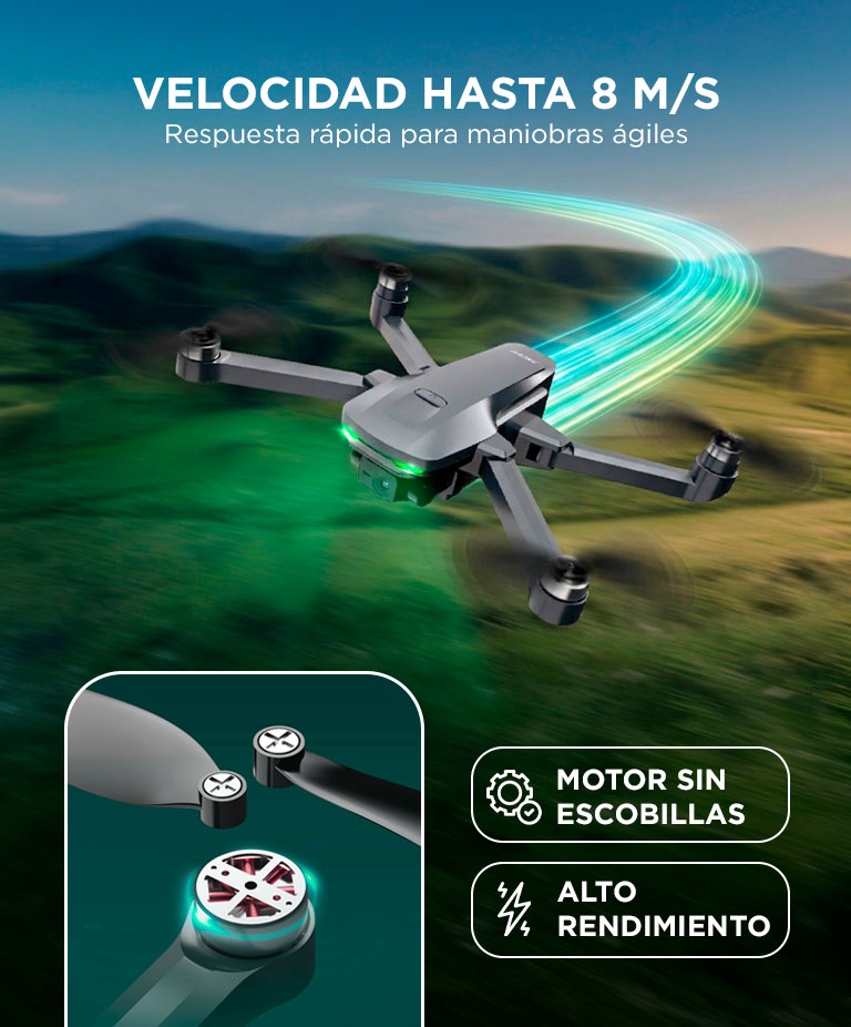 Drone Gadnic Airtrack Pro Control Remoto GPS 800m Pantalla 4.5 Retorno Automatico - Imagen 4