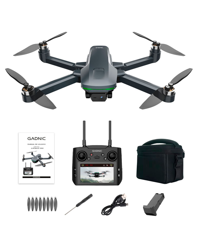 Drone Gadnic Airtrack Pro Control Remoto GPS 800m Pantalla 4.5 Retorno Automatico - Imagen 7