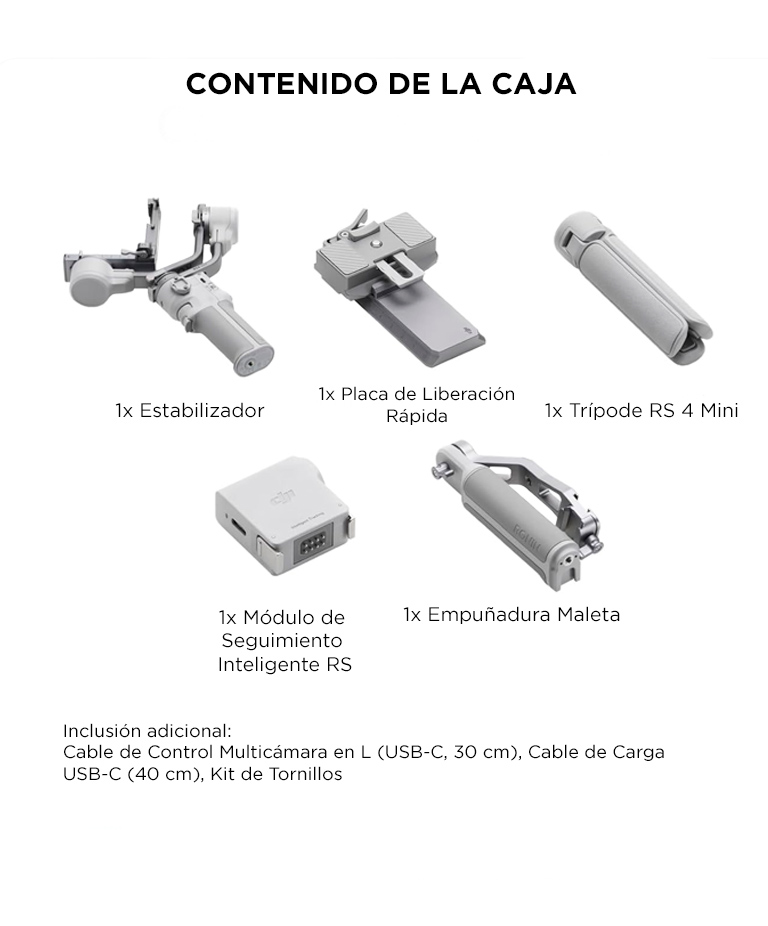 Estabilizador DJI RS4 Mini Combo - Imagen 7
