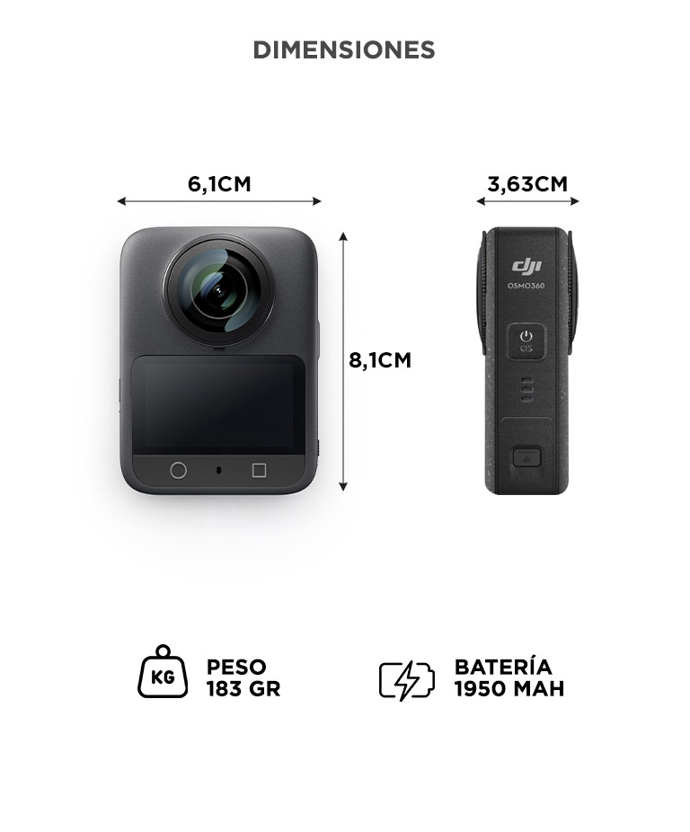 Camara DJI Osmo 360 Combo Estandar - Imagen 6